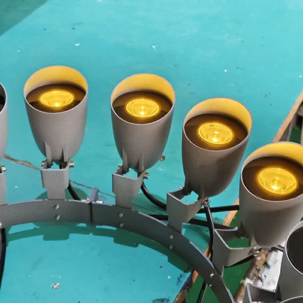 Outdoor lighting scenic spots, parks, LED tree hugging lights, column hugging lights, hoop lights, spotlights (8)