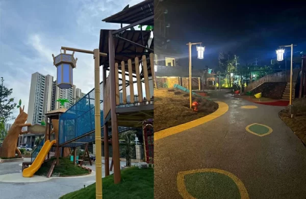 bamboo elements, courtyard lights, street lamps (12)