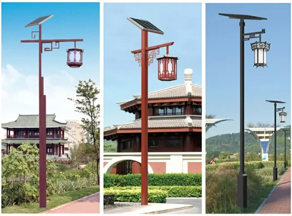 bamboo elements, courtyard lights, street lamps (6)