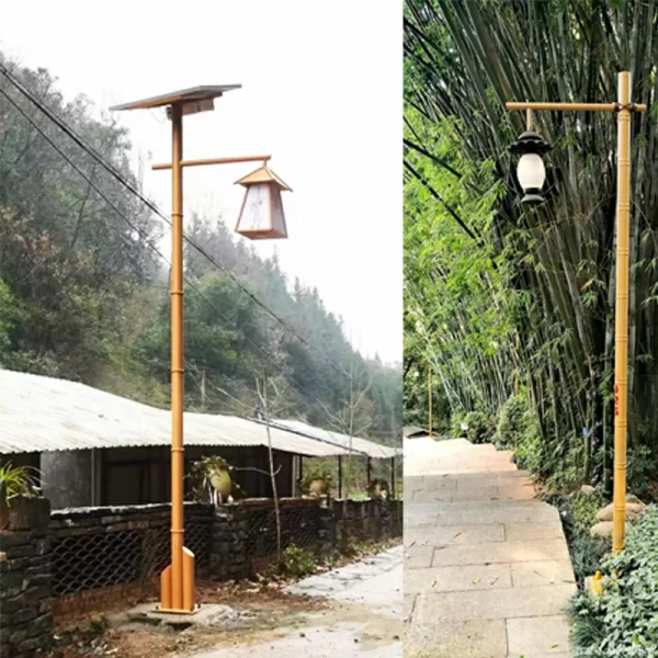 bamboo elements, courtyard lights, street lamps (8)